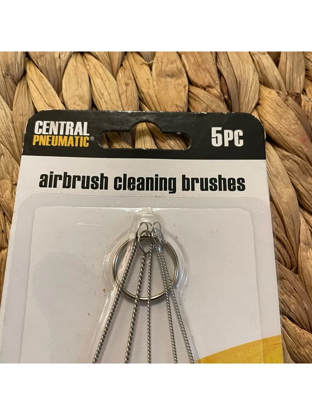 ✅Central Pneumatic Airbrush Kit and 5 Piece Cleaning Brush Set#️⃣0968